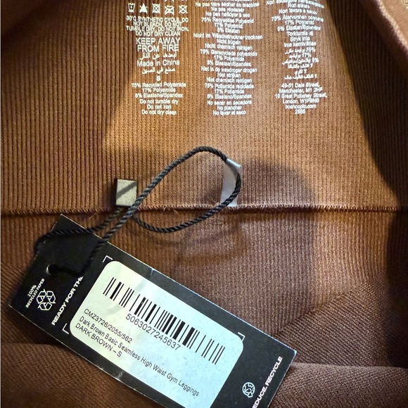 Victoria’s Secret Pretty Little Things Dark Brown High Waist Leggings (S) NWT - Picture 2 of 4